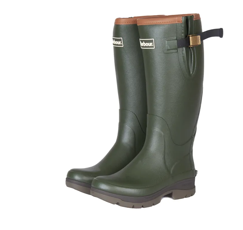 Barbour Womens Tempest Wellington Boot Olive